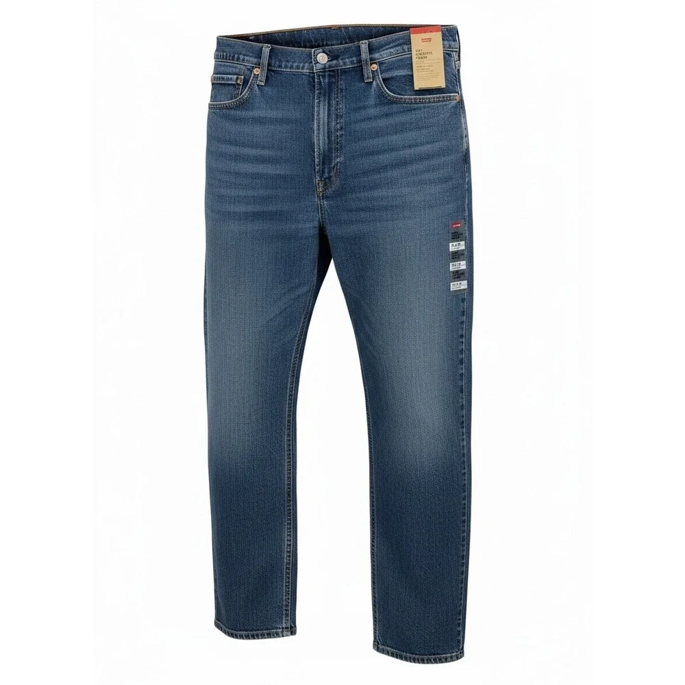 Levis 541 Athletic Taper Mens ‎ 38x32 Medium Wash Denim Blue Jeans (EE9) NWTs